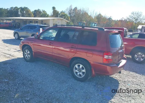 2003 Toyota Highlander Limited V6 z USA, uszkodzony, nr VIN JTEGF21A830078428